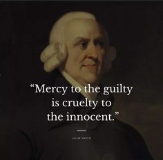 an old man with white hair and a quote on it that says, merry to the guilty is cruelly to the innocent