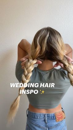 WEDDING HAIR INSPO ✨ in 2022 Easy Beach Wedding Hair, Easy Wedding Guest Hair Long, Easy Guest Wedding Hairstyles, Easy Bridesmaids Hairstyles, Easy Dressy Hair Styles, Cute Hairstyles For A Wedding Guest, Easy Prom Updos For Long Hair, Easy Wedding Guest Hairstyles For Long Hair, Easy Updo For Wedding Guest