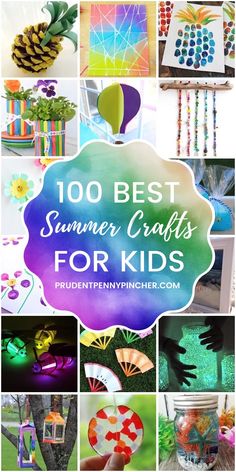 the top 100 best summer crafts for kids