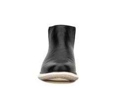 The Parker Chelsea boot is a classic with a twist. Smart casual dress without the seriousness, this boot is the ultimate hybrid worker. Poly Leather upper, Easy slip on entry, Elastic gore panels, Almond Toe, Flat Sole, Thermoplastic Rubber (TPR) outsole | Men's New York and Company Parker Boot Chelsea Dress Boot in Black Size 13