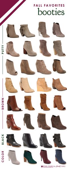 Fall Favorite Booties | Bows, Pearls & Sorority Girls Sorority Girls, Womens Booties, Womens Black Booties, Fall Booties, Girls Fall, Fall Boots, Cute Boots, Fall Favorites, Cheap Shoes