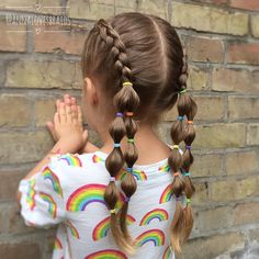 Braid Hairstyles Ideas, Girls Hairdos, Halloweenský Makeup, Cute Toddler Hairstyles, Lil Girl Hairstyles