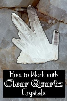 Learn about the crystal Clear Quartz. What is it, how to identify it, common folklore, metaphysical uses, correspondences, and more! Quartz Crystal Meaning, Clear Crystal Quartz Meaning, Clear Quartz Meaning, Clear Quartz Meaning Crystal Healing, How To Charge Clear Quartz, White Crystals, Crystal Clear