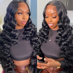 Experience luxury and maximum naturalness with this stylish Pre Plucked HD Lace Frontal Wig that offers an undetectable and comfortable fit. The 13x6 lace front provides a natural hairline, while the 180% density and loose deep wave delivery an incredibly natural look with plenty of body. Its glueless construction ensures a secure fit, saving you the time and expense of glue. Hair Material: 100% Virgin Remy Unprocessed Human Hair Wigs, 10A Grade, Minimal Shedding, No Tangle, No Bad Smell. Hair C Smell Hair, Loose Deep Wave, Hd Lace Frontal, Virgin Hair Wigs, Bad Smell, Deep Wave Hairstyles, Wigs Hair, Human Virgin Hair