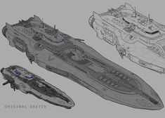 some type of ship that is very detailed and ready to be used in the game