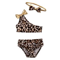 Meow! We are loving our leopard-print Jane bathing suit set. Available in sizes 3M-8y,and only $29.99. Get yours while it's still in stock! Bow Swimsuit, Bikinis Crochet, Leopard Print Bow, Print Swimwear, Swimwear Sets, Swimwear Girls, Swim Suit