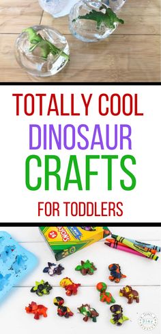 Dinosaur Crafts for Toddlers Easy Dinosaur Crafts, Dinosaur Activities For Toddlers, Dino Activities, Art Projects For Toddlers, Crafts Dinosaur, Projects For Toddlers, Fossils Activities, Dinosaur Preschool, Diy Toddler Toys