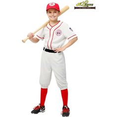 a boy in a baseball uniform is holding a bat and posing for the camera with his hands on his hips