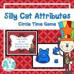 silly cat attributes circle time game