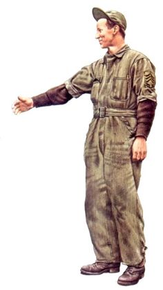 an image of a man in uniform pointing at something