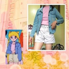 Sailor Moon Aesthetic 90s, Sailor Moon Inspired Outfits, Moon Inspired Outfits, Moon Jacket, Moon Vibes