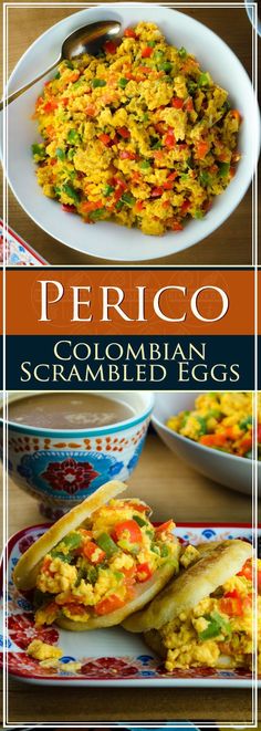 Perico - South American Scrambled Eggs with Tomatoes, Peppers, and Onions #sponsored #breakfast #recipe Scrambled Eggs With Tomatoes, Eggs With Tomatoes, Breakfast Eggs Scrambled, Eggs Scrambled, South American Recipes, Breakfast Eggs, Canadian Food, Peppers And Onions, Breakfast Recipe