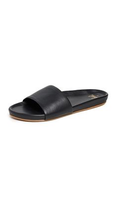 PRICES MAY VARY. Rubber sole Memory foam molded footbed, Signature studs at mid-sole Heel: 0.75in / 20mm Open toe Gallito Slides Slip On Sandal, Open Toe, Memory Foam, Rubber Sole, Slides, Slip On, Heels, Black