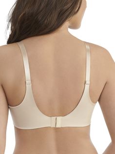 Vanity Fair Beauty Back Full Coverage Wirefree Smoothing BraDetails: Lightly lined contour cups Adjustable straps on the front for a perfect fit 4-way stretch fabric that shapes and smooths bumps and bulges along back and sides 2 hooks tall with 3 adjustment settings across for sizes 34-38B, 34-36C, 34D 3 hooks tall with 3 adjustment settings across for sizes 40-42B, 38-42C, 36-40D Vanity Fair style# 72345 Beauty Vanity, Free Bra, Bra Style, Mens Fashion Casual Outfits, Pajama Robe, 4 Way Stretch Fabric, Sleepwear Robe, T Shirt Bra, Bra Styles