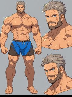 Muscled Man Reference, Muscle Character, Male Vtuber, Male Art Men, Masculine Art, Male Body Art, Drawing Ideas List, Surface Art, Book Illustration Art