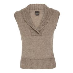 A silky soft, warm sleeveless jumper knitted in 100% alpaca fibre.Alpaca is one of the finest and most luxurious fibres in the world.  It is known for its softness, superior warmth, lightweightedness and durability. It won't pill and will last much longer than synthetic fibres. Alpaca is four times warmer than lambswool. This vest feels lovely and warm without being too heavy or 'chunky'.This vest looks great over a blouse or a t-shirt. It looks smart for the office, whilst keeping you warm. Equ Lauren Aesthetic, Synthetic Fibres, Sleeveless Jumper, Alpaca Sweater, Alpaca Fiber, Womens Sweaters, Sleeveless Knit, Wool Vest, Knitted Top