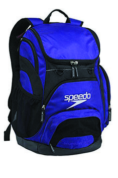 a purple backpack with the word speed written on it