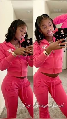 Pink Adidas Outfit, Quick Black Hairstyles, Mirror Flicks, Simple Outfits For School, Casual Outfits For Teens, Hairdos For Curly Hair, Mirror Pics, Trendy Outfits For Teens