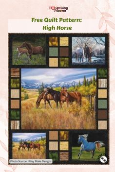 Free Quilt Pattern High Horse High Horse