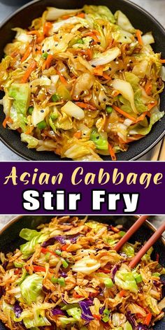 Fresh, healthy, and ready in minutes! 🥬✨ This Asian Cabbage Stir Fry is loaded with vibrant veggies and bold flavors. Perfect for a quick dinner or a flavorful side dish! 🥢💚 #AsianRecipes #HealthyMeals #QuickAndEasy #VeggieLove #WeeknightDinnerIdeas 🌱 Asian Cabbage Stir Fry, Low Carb Asian, Asian Sides, Asian Cabbage, Best Coleslaw Recipe, Fried Cabbage Recipes, Stir Fry Recipes Healthy, Healthy Asian