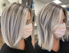 Blending Blonde With Dark Roots, Winter Blonde Hair Shoulder Length, Grayish Blonde Hair, Grey Blonde, New Hair Ideas, Hair 2022