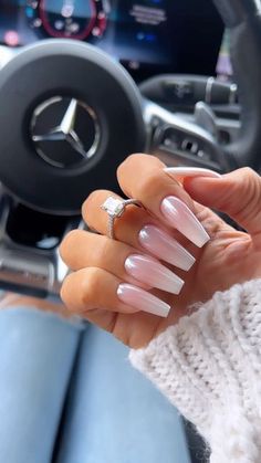 Neutral Chrome Nails Coffin, Pink Chrome Nails Coffin Shape, White Chrome Coffin Nails, Baby Boomer Chrome Nails, Wedding Nails Coffin Shape, Neutral Nails With Chrome, Coffin Nails Chrome, Neutral Chrome Nails, Donut Glaze Nails