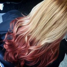 Blonde To Red, Reverse Ombre Hair, Best Ombre Hair, Hair 50, Brown Ombre Hair