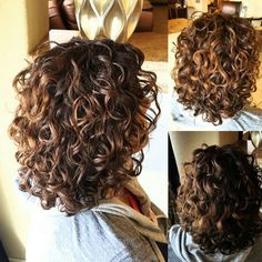 Perm Curls, Shoulder Length Curls, Spiral Perm, Short Permed Hair, Perm Hair, Permed Hairstyles, Curly Hair Tips, Curly Hair Cuts