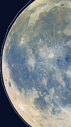 an image of the moon taken from space