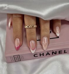 Wow Nails, Casual Nails, Cute Gel Nails, Pink Acrylic Nails, Fire Nails, Pretty Acrylic Nails, Chic Nails, Fancy Nails