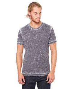 Unisex Poly-Cotton Short-Sleeve T-Shirt - GREY ACID WASH - M | Bella + Canvas Poly-Cotton Short-Sleeve T-Shirt in Grey Acid Wash Size Medium | Cotton Polyester Shirt Wrinkles, Youth Clothing, Boyfriend T Shirt, Made Clothing, Knit Shirt, Acid Wash, Sports Shirts, Fashion Tees, Cotton Shorts