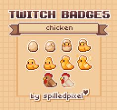 the game's screen shot shows different types of chicken