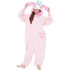 Set contents: Fleece Kigurumi x 1 Size: Free size (unisex) / Total length: Approx. 165-175cm / Width: Approx. 64cm / Length: Approx. 150cm / Shoulder width: Approx. 57cm / Sleeve length: Approx. 57.5cm / Sleeve length: Approx. 86cm / Bust : Approximately 88-96cm Material: Fleece/Polyester - Product number: ‎SAN-1706Quantity: ‎1Battery usage: ‎NoMain material: ‎ClothTarget gender: ‎Unisex br>Manufacturer's recommended age: ‎15 years old and aboveRelease date: ‎2023/3/31Product model number: ‎SAN-1706Product size: ‎150 x 64 x 57 cm; 770 g Adult Onesie Pajamas, Pajama Costume, Onesie Costumes, Animal Onesie, Couples Outfit, Unisex Onesies, Animal Costumes, Sanrio My Melody, Onesie Pajamas