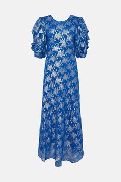 Style: Midi DressDesign: JacquardFabric: LurexLength: MidiNeckline: High NeckSleeve Length: 3/4 Sleeve Dresses Sparkle, Oasis Fashion, Fashion Face, Quick Delivery, Your Perfect, Perfect Fit, Shop Now, Buy Online, Midi Dress