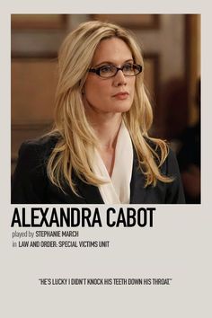 the poster for alexandria cabot