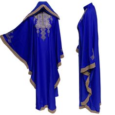 Royal Blue Butterfly Abaya Farasha Jalabiya Arab Dress with Embroidery . As a result, comes in original plastic wrap with Hijab included. Beautiful material with a premium feel. Exclusive new design Abaya.      Comes with scarf  colour: blue  come with 2 belt inside that allow you to adjust the size  material : nida  Latest new design!  Suitable for easy iron.   Do not tumble dry.  Dry clean  hand wash  Abayas are known by many name such as modest Islamic clothing, jilbab, jalabiya Arab rob, long dress, Muslim clothing, Kimonos, Hijab. However, they serve the same purpose: to cover. Other models are usually kaftans, cut from light, flowing fabrics like crepe, georgette, nida, and chiffon. Other known styles are open ,closed front, Batwing. Styles differ from region. Some have embroidery an Blue Long Khimar For Eid, Long Blue Khimar For Eid, Blue Long Sleeve Agbada For Eid, Blue Abaya For Eid, Long Blue Abaya For Eid, Blue Long Abaya For Eid, Traditional Blue Abaya For Eid, Blue Traditional Abaya For Eid, Blue Traditional Drape Dress With Embroidered Border