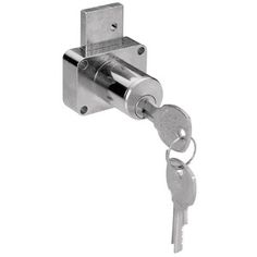 an image of a door lock with keys