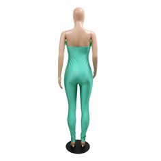 Elegant Strapless Feathers Bodycon One Piece Jumpsuits Green Fitted Strapless Jumpsuit, Green Stretch Strapless Jumpsuit, Green Sleeveless Bodysuit For Club, 1 Million, Feathers, Jumpsuit, One Piece