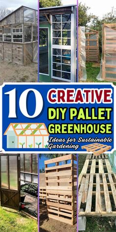 the 10 creative diy pallet greenhouses