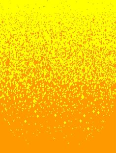 an orange and yellow background with small dots