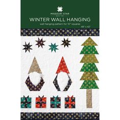 the pattern for winter wall hangings