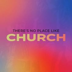 there's no place like church on the cover of this book, which is also available for purchase