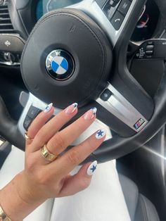 Nail Inspo For College, Back To School Nail Inspo 2023, Hamptons Nails, Nail Inspo Coastal Granddaughter, Coastal Granddaughter Nail Ideas, Coastal Girl Nails, Costal Granddaughter Nail Ideas, Costal Grandaughter Nails, Stockholm Nails Idea