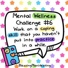 31 Day Mental Wellness Challenge - Blessing Manifesting Happy Mental Health, Coping Toolbox, Dress Up Days, Coping Skill