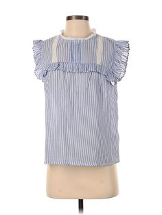 Indigo Collection Sleeveless Blouse Size: Small Tops - used. 100% COTTON | Indigo Collection Sleeveless Blouse: Blue Tops - Size Small Blue Sleeveless Blouse For Daywear, Blue Short Sleeve Blouse, Blue Shorts, Small Tops, Short Sleeve Blouse, Sleeveless Blouse, Sleeveless Top, Sleeve Blouse, Women Handbags