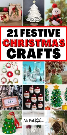 Christmas crafts are the perfect way to bring festive cheer into your home. Explore creative Christmas craft ideas, from simple DIY holiday decorations to handmade Christmas ornaments. Whether you're looking for easy Christmas crafts or more detailed projects like rustic Christmas crafts, we've them all. Try your hand at DIY Christmas wreaths or unique Christmas decorations that add a personal touch. These homemade holiday ornaments and DIY Christmas gifts will make your season extra special. Rustic Christmas Crafts, Cheap Christmas Crafts, Christmas Crafts To Make And Sell, Homemade Christmas Crafts, Christmas Ornaments Ideas, Craft Ideas Christmas, Creative Christmas Crafts, Christmas Crafts To Sell