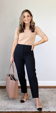 California Business Casual Women, Business Casual Outfits For Women Over 40, Sleek Button-up Blouse For Business Casual, Timeless Button-up Blouse For Business Casual, Classic Full-length Business Casual Pants, Classic Single-breasted Business Casual Pantsuit, Timeless Full-length Business Casual Dress Pants, Rbt Work Outfit, Business Casuals