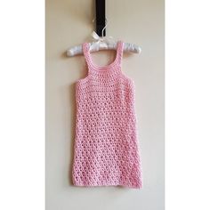 "Pretty in Pink Vintage Handmade 1970's Girl's Crochet Halter Mini Dress! Absolutely stunning & so unique this dress is definitely handmade, but expertly crafted. The halter neckline & mini dress silhouette are absolutely adorable. Please see measurements below for best fit. So sweet for the little one in your life! ✦ measurements: chest - 18\" waist - 18\" length - 19\" ✦ label - none, handmade material - cotton blend condition - excellent, cleaned & ready to wear ✦ Questions? Please send me a Fitted Sleeveless Crochet Dress In Cute Style, Cute Fitted Sleeveless Crochet Dress, 70s Girl, Pink Crochet, Crochet Halter, Dress Handmade, 70s Dress, Halter Mini Dress, Pink Vintage