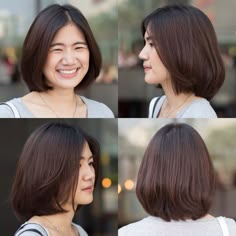 Bob Hair Style (cr.beauty snap) Layered Haircut Tutorial, Korean Bob Haircut, Korean Bob, Bob Pendek, Haircut Tutorial, Beauty Hairstyles, Short Layered, Layered Haircut, Haircuts Straight Hair