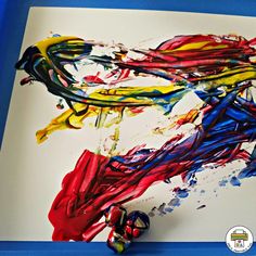 an art project for kids to do with paint